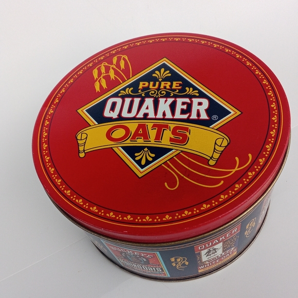 Vintage pure quacker oats tin - Picture 1 of 3